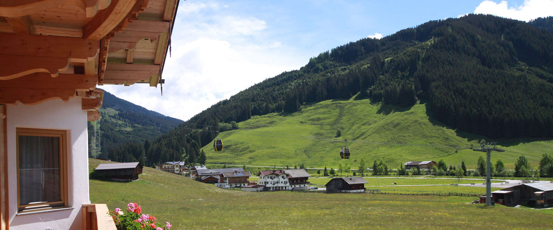 Aussicht von Landhaus Barbara in Gerlos