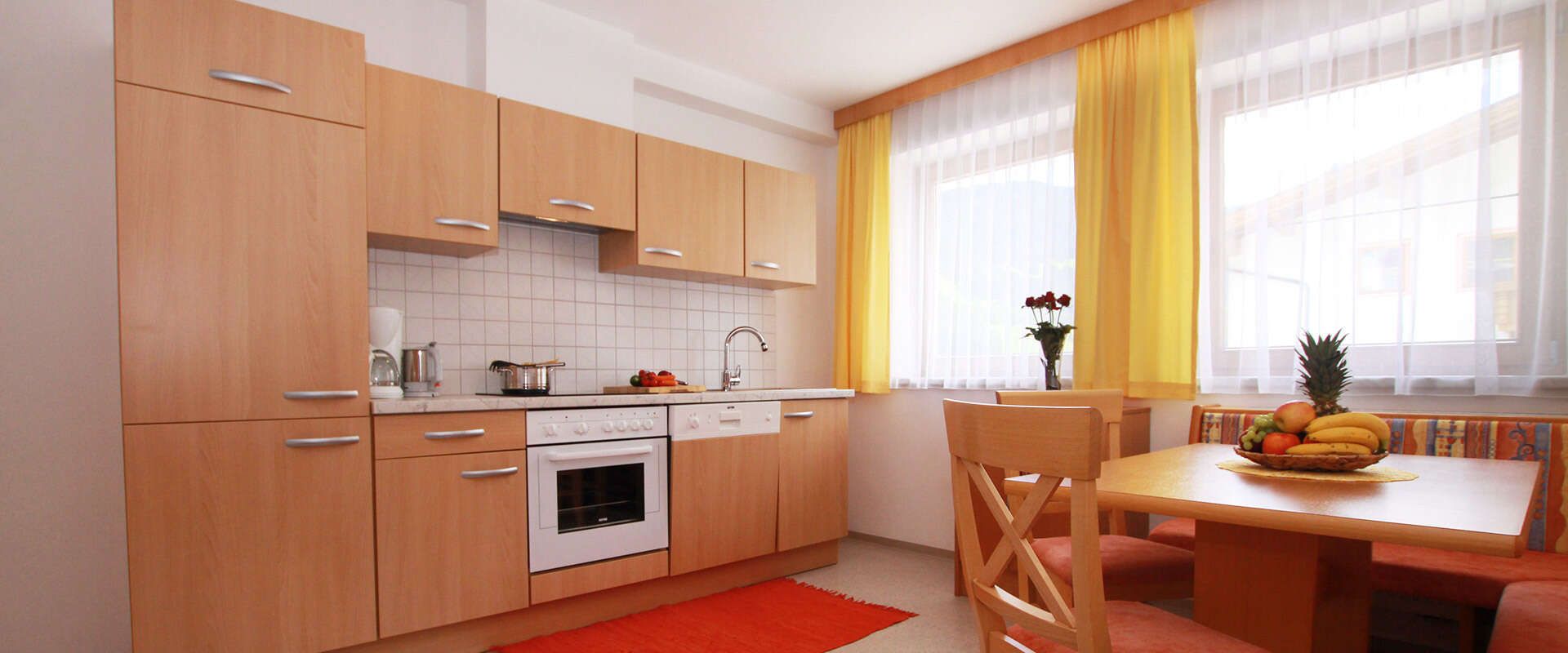 Appartement mit Küche in der Zilltertal Arena im Landhaus Barbara
